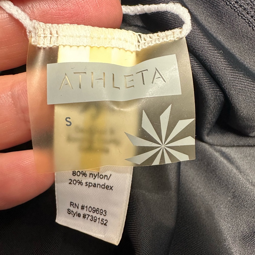 Athleta Reversible Paisley One Piece Swimsuit Sz S - Picture 10 of 10